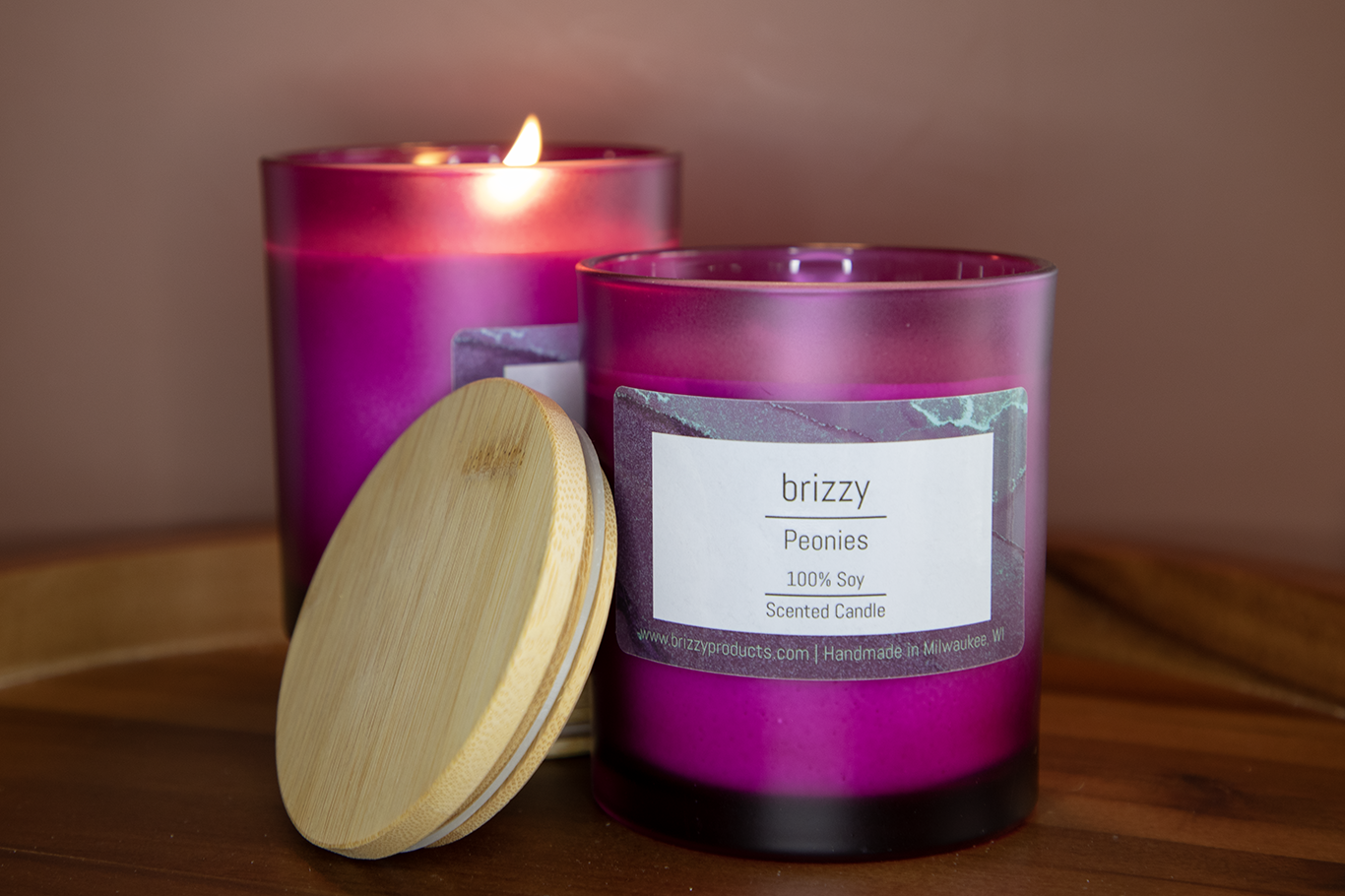 Peonies Soy Candle - 12 oz